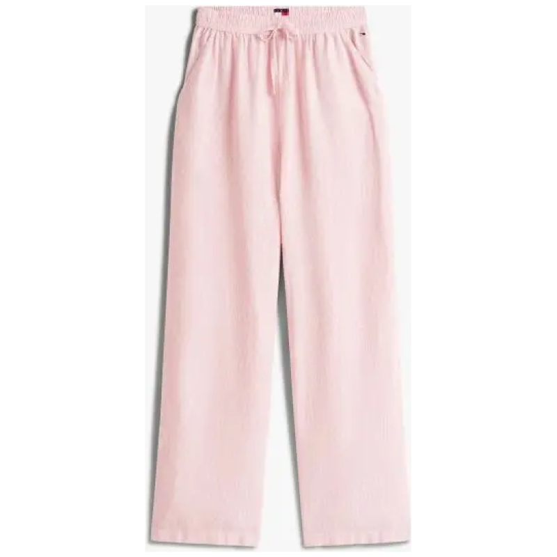 TOMMY JEANS Wide-Length Linen Pants